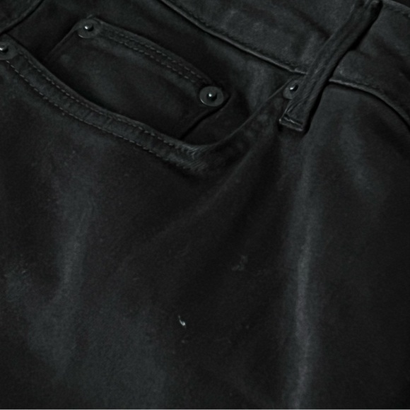 Vineyard Vines Black Denim Classic 5 Pocket Jeans Straight Leg Stretch Women 32 - Picture 7 of 9